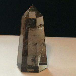 Smoky Quartz Crystal Point Decorative Tower - Unbranded